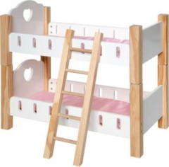 myToys ORIGINALS Holz Puppenetagenbett Деревянная кукольная двухъярусная кровать