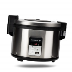 Reishunger Reishunger Reiskocher Gastronomie Reiskocher fur 32 Personen Warmhaltefunktion  Timer, 1900 W  Рисоварка Reishunger для кейтеринга, рисоварка на 32 человека таймер с функцией поддержания тепла, 1900 Вт