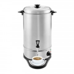 Royal Catering Royal Catering Heisswasserspender Wasserkocher 20 L Gluhweinkocher Teekocher Edelstahl Abtropfschale, 20 l, 2200 W  Диспенсер для горячей воды Royal Catering, чайник 20 л, глинтвейн, чайник, поддон из нержавеющей стали, 20 л, 2200 Вт