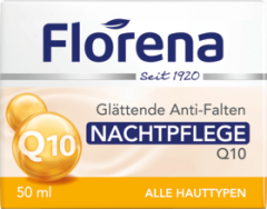 Florena Ночной крем для лица против морщин Q10, 50 мл