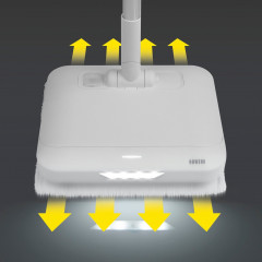 N8WERK N8WERK Akku-Wischmopp Akku-Vibrationsmopp Bodenwischer Moonlight White Edition 30W weiss  Беспроводная швабра N8WERK беспроводная вибрационная швабра швабра для пола Moonlight White Edition 30W белый