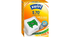 Swirl Swirl Staubsaugerbeutel S70 EcoPor 4 Stuck   Вихревые мешки для пылесоса S70 EcoPor 4 шт.