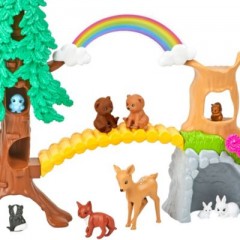Mattel Barbie Waldtier-Forscherin-Spielset mit Puppe und Zubehor Игровой набор «Барби-исследователь лесных животных» с куклой и аксессуарами
