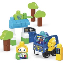 Mattel Mega Bloks Green Town Charge  Go Bus Автобус Mega Bloks Green Town Charge Go