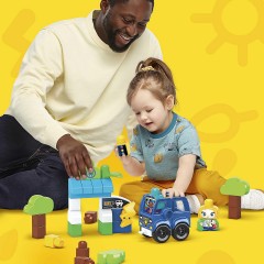 Mattel Mega Bloks Green Town Charge  Go Bus Автобус Mega Bloks Green Town Charge Go