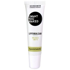 I WANT YOU NAKED Lippen-Balsam Melisse &amp; Limette Lippenpflege Lippenbalsam, 10 мл