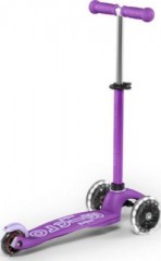 micro Kickboard mini deluxe LED purple Kickboard mini deluxe LED фиолетовый