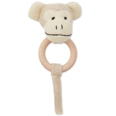 bieco Greifling Holz Natur und Baumwolle Baby Beissring 10 cm Greifring 0 M Babyrassel Greiflinge Кольцо для прорезывания зубов из натурального дерева и хлопка Кольцо для прорезывания зубов для младенцев 10 см Кольцо-ручка 0 M Детская погремушка Кольца дл