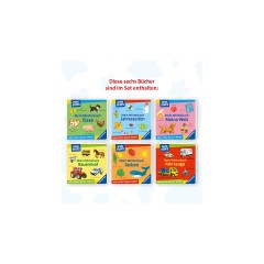Ravensburger ministeps® Mein erster Bucher-Wurfel: Meine ersten Worter (Bucher-Set) ministeps® Мой первый книжный кубик: Мои первые слова (набор книг)