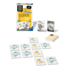 Ravensburger Lernen Lachen Selbermachen: Kartenspiel Rechnen bis 20 Учимся смеяться своими руками: арифметическая карточная игра до 20 лет