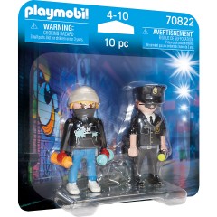 PLAYMOBIL PLAYMOBIL 70822 DuoPack Polizist und Sprayer PLAYMOBIL 70822 DuoPack Полицейский и опрыскиватель