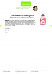 Krauterhaus Sanct Bernhardt Aroma Bath &quot;Passion Fruit-Magnolia&quot;, 500 мл