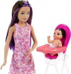 Mattel Barbie Skipper Babysitter Puppe Кукла-няня Барби Скиппер