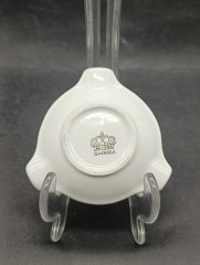 Пепельница винтажная KHM Bavaria "Герб Берлина", фарфор, с позолотой, 8 см, Германия, 1960-70гг.