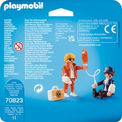 PLAYMOBIL PLAYMOBIL 70823 DuoPack Notarzt und Polizistin PLAYMOBIL 70823 DuoPack врач скорой помощи и женщина-полицейский