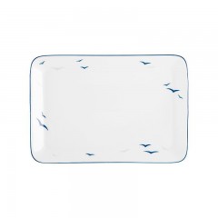 Tettau Tettau Worpswede 04164 Rugen Rahmtablett rechteckig 18x12,5 cm Tettau Worpswede 04164 R?gen Поднос для крема прямоугольный 18x12,5 см