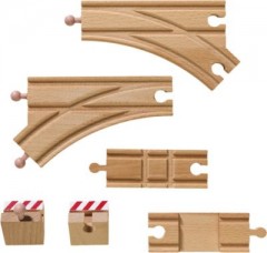 myToys ORIGINALS Holzschienen-Set набор деревянных рельсов