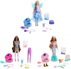 Mattel Barbie Color Reveal Puppe  Haustier Fantasy Fashion Uberraschungsset Кукла Barbie Color Reveal Pet Fantasy Fashion Surprise Set