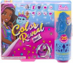 Mattel Barbie Color Reveal Puppe  Haustier Fantasy Fashion Uberraschungsset Кукла Barbie Color Reveal Pet Fantasy Fashion Surprise Set