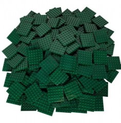 LEGO LEGO 6X6 Platten dunkelgrune - 250 Stuck - Dark green 3958 Тарелки LEGO 6X6 темно-зеленые - 250 штук - темно-зеленые 3958