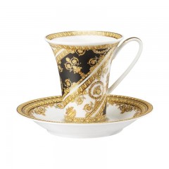 Rosenthal meets Versace Rosenthal Versace I love Baroque Kaffeetasse 0,18 L mit Untertasse 2-tlg. Rosenthal Versace Кофейная чашка I love Baroque 0,18 л с блюдцем 2 шт.