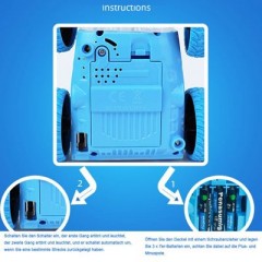 Hocan Transparentes Spielzeugauto Spielzeug mit Lichtern und Gerauschen Прозрачная игрушечная машинка со светом и звуком