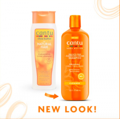 Cantu Shea Butter Cleansing Cream Shampoo Канту Бессульфатный шампунь с маслом Ши (Карите), 2 штуки х 400 мл