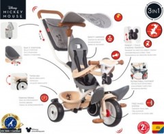 Smoby Micky Dreirad Baby Balade Plus Трехколесный велосипед Mickey Baby Balade Plus