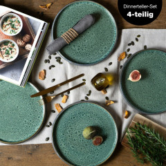 Moritz &amp; Moritz Moritz &amp; Moritz Speiseteller 4-tlg. REACTIV grun Обеденные тарелки Moritz &amp;amp; Moritz 4 шт. РЕАКТИВНЫЙ