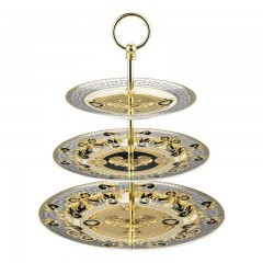 Rosenthal meets Versace Rosenthal Versace Prestige Gala Etagere 3-tlg. 18-22-27 cm Подставка для торта Rosenthal Versace Prestige Gala 3 шт. 18-22-27см