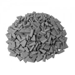 LEGO LEGO 2x1x3 Schragstein Hellgrau - 100 Stuck - Light bluish grey slope 4460b Кирпич LEGO 2x1x3 светло-серый - 100 штук - Светло-голубовато-серый склон 4460b