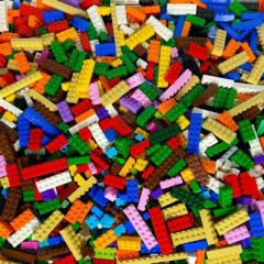 LEGO LEGO Hochsteine Basic Steine - 100 Stuck - LEGO Hochsteine ??Основные кирпичи - 100 штук -