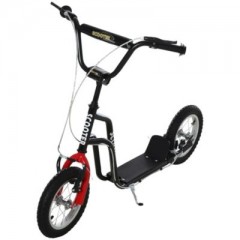 HOMCOM Kinderroller mit hohenverstellbaren Lenker Детский самокат с регулируемым по высоте рулем.