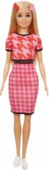 Mattel Barbie Fashionistas Puppe im Hahnentritt-Top\/ Rock Кукла Barbie fashionistas в топе/юбке в ломаную клетку