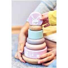 mamabrum Holzstapelturm Stapeln Bausteine Entwicklungsspielzeug Деревянная укладка башни стек строительные блоки развивающая игрушка
