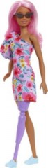 Mattel Barbie Fashionistas Puppe im schulterfreien Blumenkleid Кукла Barbie Fashionistas в цветочном платье без бретелек