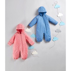 bornino Schneeoverall mit Kapuze Sterne Зимний комбинезон с капюшоном и звездой