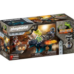 PLAYMOBIL 2er Set: 70625 Spinosaurus: Doppelte Verteidigungs-Power + 70627 Triceratops: Randale um die legendaren Steine Набор из 2 предметов: 70625 Спинозавр: двойная защита + 70627 Трицератопс: буйство вокруг легендарных камней