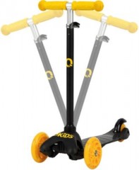 QKids QKIDS Scooter LUMIS Three-wheeled scooter yellow QKIDS Самокат LUMIS Трехколесный самокат желтый