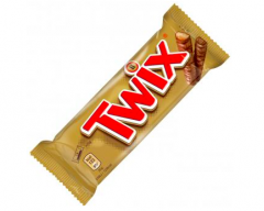 Twix (Твикс) Шоколадные батончики 25 штук x 50 г, 1250 грамм