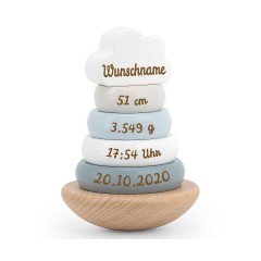 elefantasie Stapelturm personalisiert mit Namen Штабелируемая башня