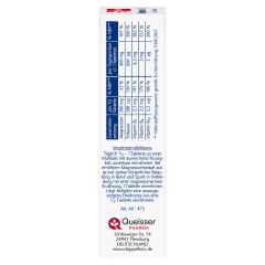 Doppelherz Magnesium 400 + B1 + B6 + B12 + Folsaeure, 30 Tabletten, 40,4 g, Магний 400 мг с витаминами B1, B6, B12 и фолиевой кислотой для мышц, нервной системы и энергетического обмена, 30 таблеток, 40,4 г