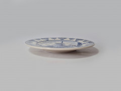 Delft Holland Декоративная тарелка &quot;Мельница&quot;, дельфтский фарфор, 19см, Голландия, 1960-70гг.