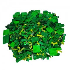 LEGO LEGO Steine Grun gemischt - 300 Stuck -  Green brick mix Кирпичи LEGO зеленые смешанные - 300 штук - смесь зеленых кирпичей