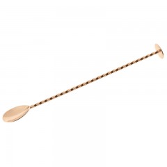 Sambonet Paderno Sambonet Paderno Bar Utensils - Edelstahl / PVD Kupfer Cocktailloffel 27,5 cm Sambonet Paderno Bar Utensils - Ложка для коктейлей из нержавеющей стали / меди с PVD-покрытием 27,5 см
