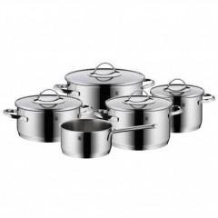 WMF Aparto Kochgeschirr-Set, 5-teilig, ВМФ Набор кастрюль &quot;Aparto&quot; из нержавеющей стали 18/10, 5 кастрюль+4 крышки