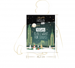 Lindt HELLO VEGAN Адвент-календарь 2024, 24 сладких веганских сюрприза из серии Lindt Hello, 47см х 36см, 460 г, 2 штуки