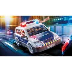 PLAYMOBIL PLAYMOBIL 2er Set: 6873 Polizei-Einsatzwagen + 6878 Polizei-Strassensperre Набор PLAYMOBIL из 2 предметов: полицейская машина 6873 + полицейский блокпост 6878.