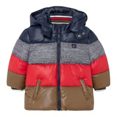 Mayoral Steppjacke mit Kapuze Colorblock стеганая куртка с капюшоном и цветными блоками