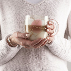 Leonardo Leonardo Geschenktasse Beste Freundin EMOZIONE rosa Подарочный кубок Леонардо лучший друг EMOZIONE